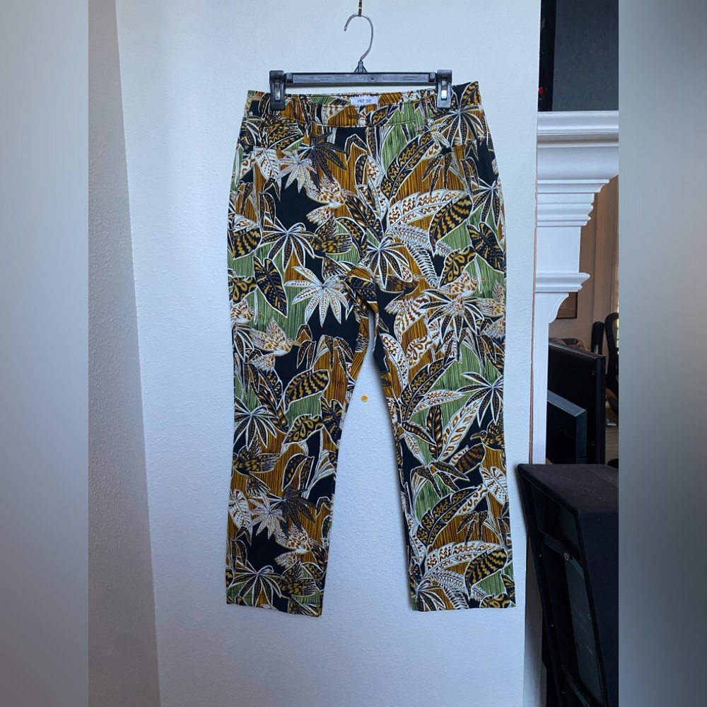Per Se Boot Cut Patterned Denim - image 1